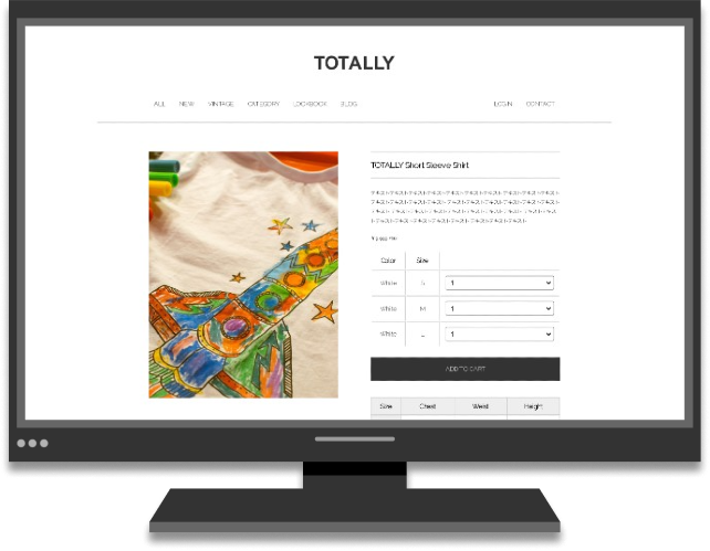 TOTALLY（販売ページ）